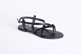 Ladies Leather Sandals Black