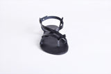 Ladies Leather Sandals Black