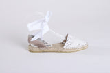 Ballet Perforated Leather Espadrille