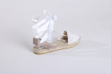 Ballet Perforated Leather Espadrille