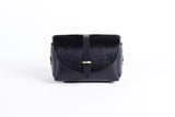 Black Pony Passport Barrel Handbag