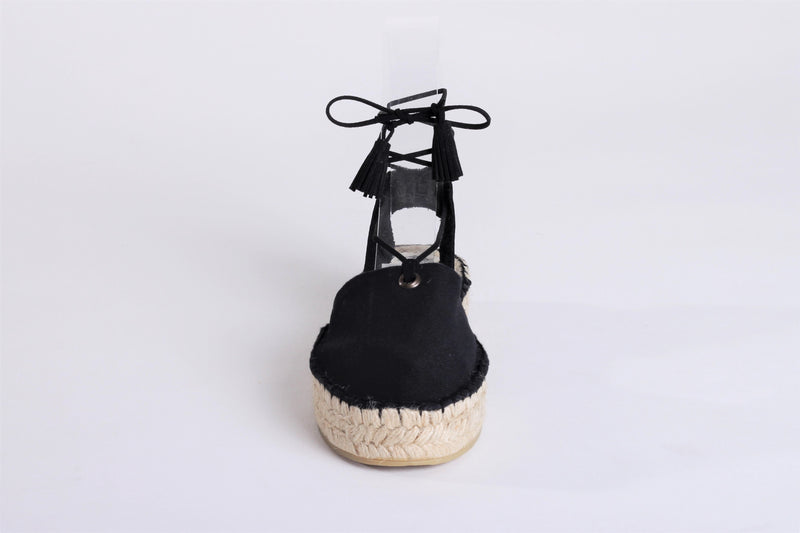 Boho Black Espadrille