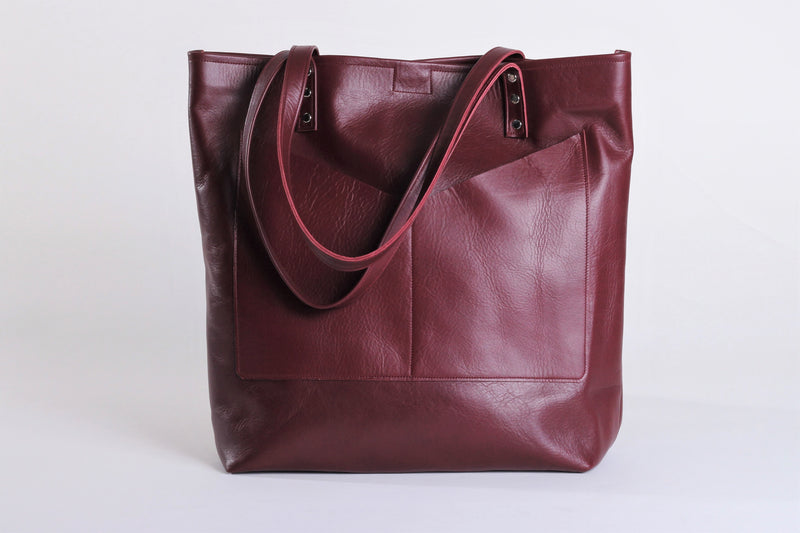 Bordeaux Italian Leather Handbag