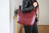 Bordeaux Italian Leather Handbag