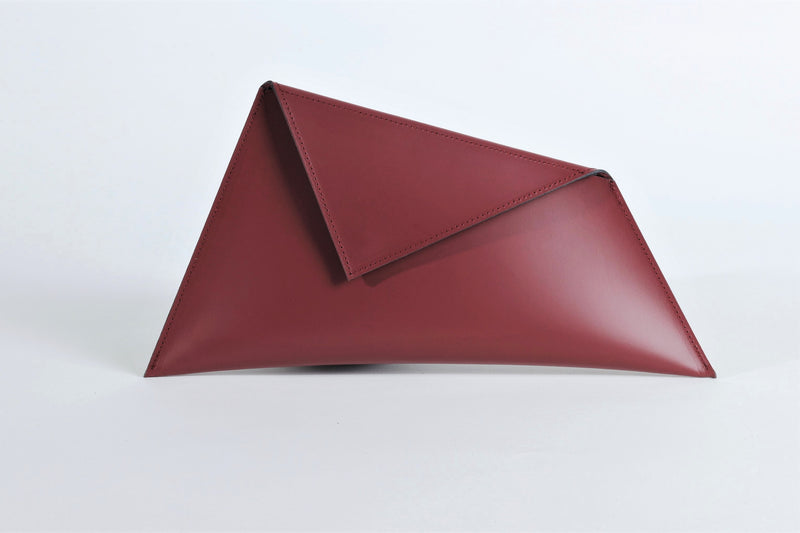 Thunder Burgundy Clutch