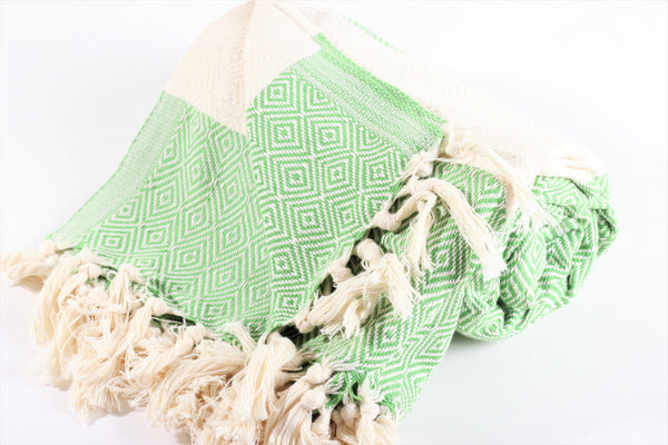 Crete Green Peshtemal Beach Towel