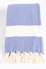 Crete Navy Peshtemal Beach Towel