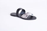 Electra Black Greek Sandal