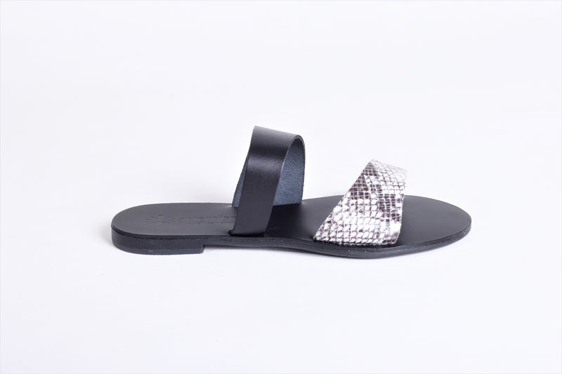 Electra Black Greek Sandal