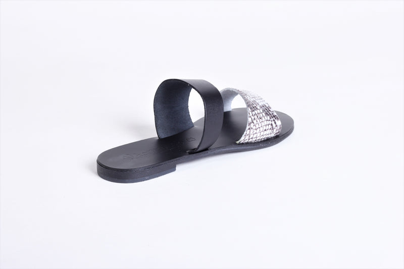 Electra Black Greek Sandal