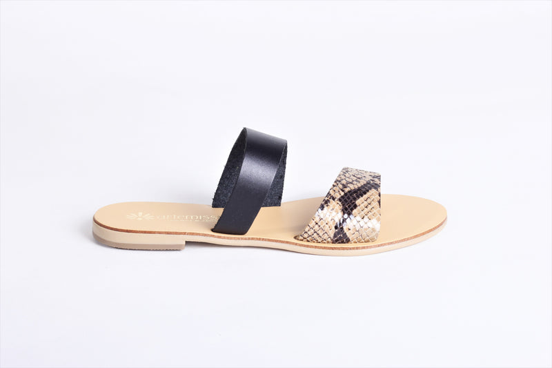 Electra Brown Greek Sandal