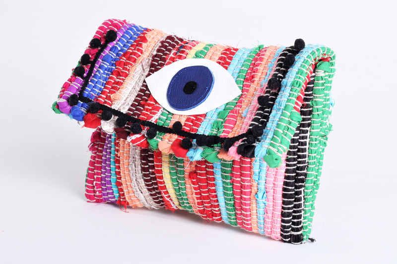 Kourelou Eye Clutch Handbag