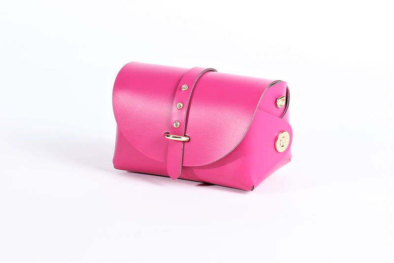 Fuchsia Passport Barrel Handbag