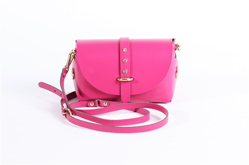 Fuchsia Passport Barrel Handbag