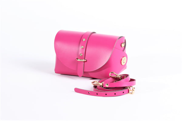 Fuchsia Passport Barrel Handbag