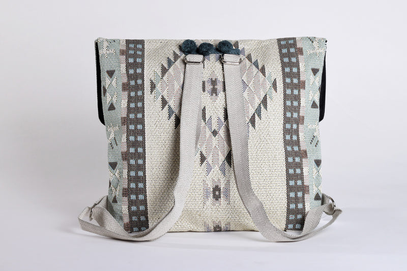 Green Folklore Tapestry Ladies Backpack