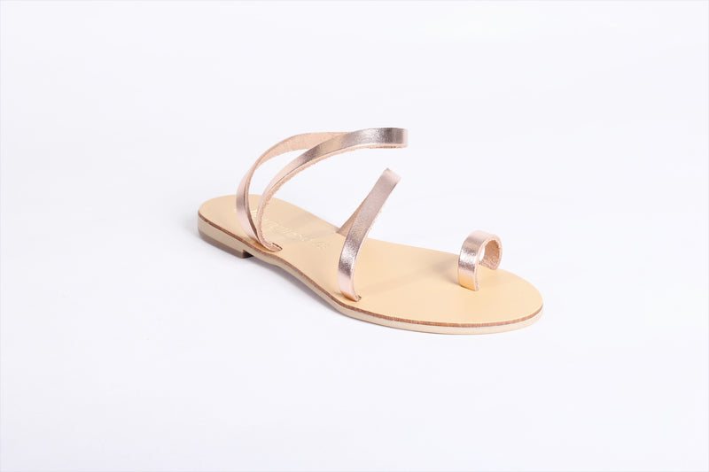 Hera Copper Authentic Greek Sandal