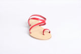 Hera Red Authentic Greek Sandal