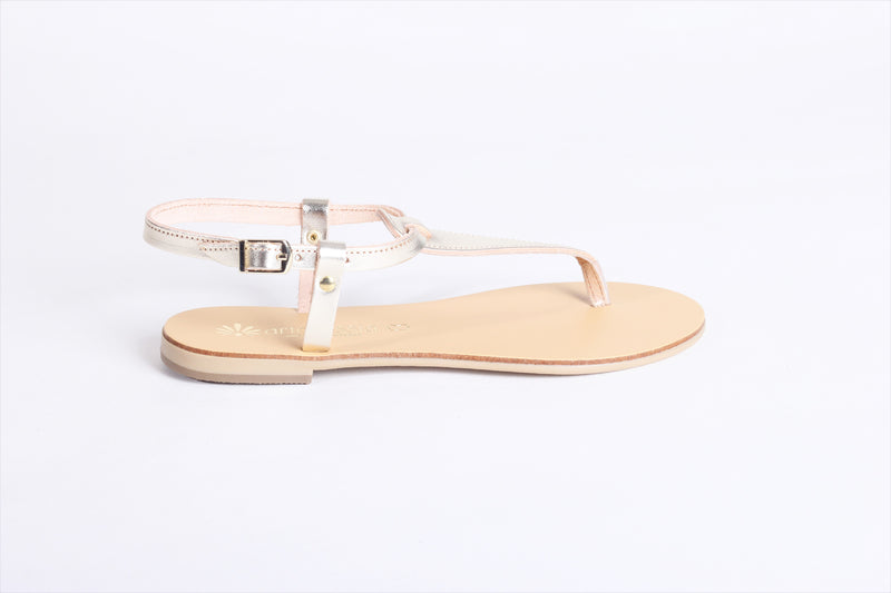 Iris Gold Authentic Greek Sandal