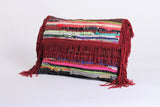 Red Fringe Kourelou Clutch