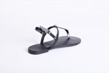 Maia Black Authentic Greek Sandal