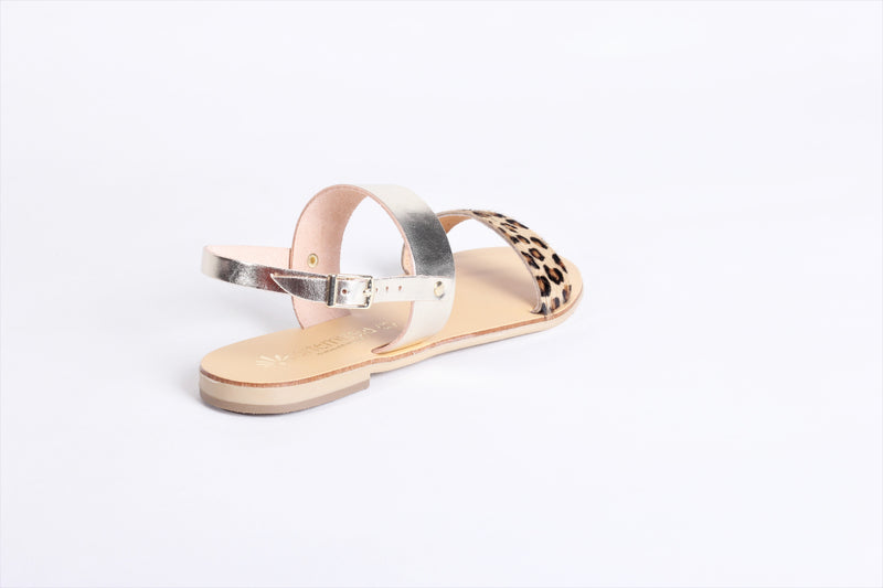 Nyx Leopard Authentic Greek Sandal