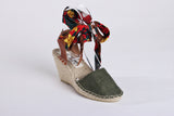 Olive Wedge Espadrille