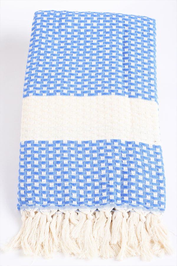 Paros Blue Peshtemal Beach Towel