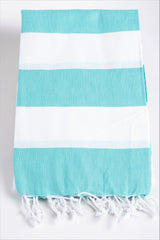 Santorini Green Peshtemal Beach Towel