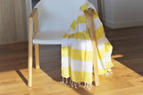 Santorini Yellow Peshtemal Beach Towel